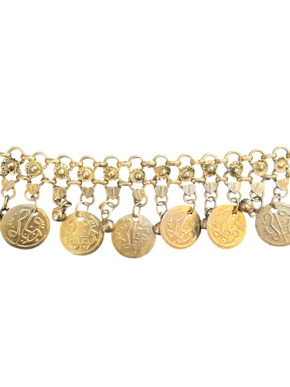 Vintage Gold Charm Dangle Belt